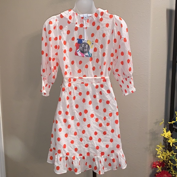 RIXO x Target Women’s RED POLKA DOT WRAP DRESS NWT size XXS - Picture 5 of 5